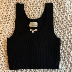 Aritzia Wilfred Free Knit Cropped Tank